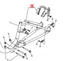 【ヤマハ(YAMAHA)】 X0U-HA8J0-01 キーアセンブリ 電動自転車 補修部品 鍵 カギ キー