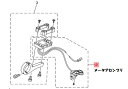 【ヤマハ(YAMAHA)】【代替品番:X1M-83500-01】 X1M-83500-00 メ−タアセンブリ 電動自転車 補修部品