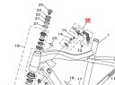 【ヤマハ(YAMAHA)】 X1M-H256A-00 ロックコンプリート キー 電動自転車 補修部品 鍵 カギ キー