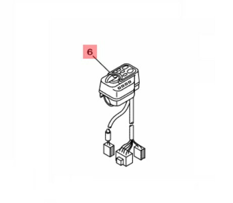 【ヤマハ(YAMAHA)】 X21-82510-12 メインスイツチアセンブリ 電動自転車 補修部品