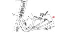 【ヤマハ(YAMAHA)】 X21-8A8J0-01 キーアセンブリ 電動自転車 代替品番:X37-8A8J0-11 補修部品 鍵 カギ キー