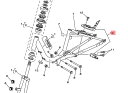 【ヤマハ(YAMAHA)】 X37-8A8J0-00 キーアセンブリ 電動自転車 代替品番:X37-8A8J0-20 補修部品　鍵　カギ　キー