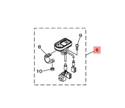 【ヤマハ(YAMAHA)】 X56-82510-21 メインスイツチアセンブリ 電動自転車 代替品番:X56-82510-22 補修部品