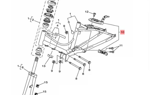 【ヤマハ(YAMAHA)】 X72-8A8J0-10 キーアセンブリ 電動自転車 代替品番:X82-8A8J0-10 補修部品　鍵　カギ　キー