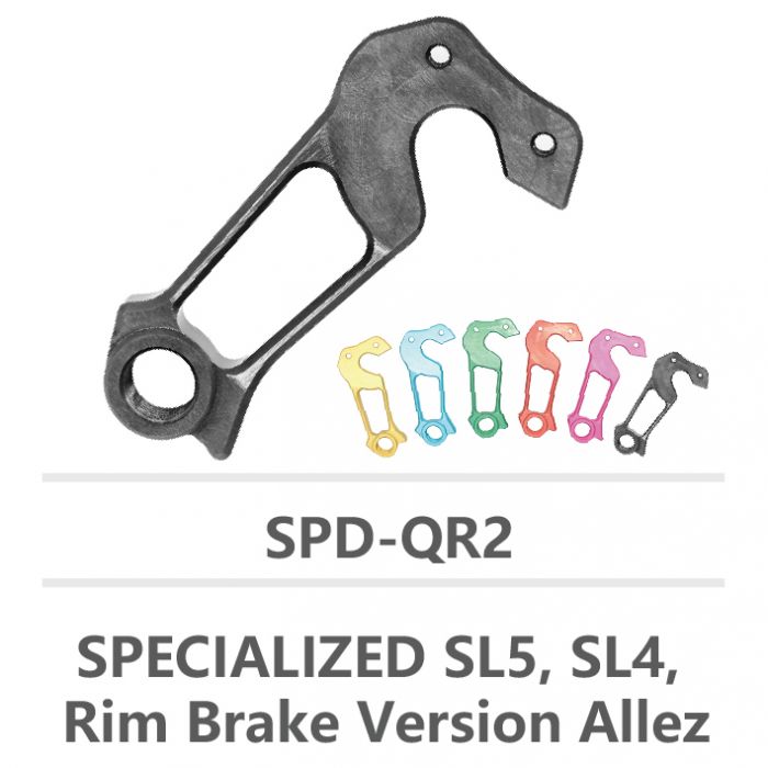 【SIGEYI(シゲイー)】 【4589887630600】 ダイレクトマウントディレイラーハンガー　SPD-QR2　SPECIALIZED用　ブルー 自転車 31500151＜商品説明＞■対応モデル：SPECIALIZED 「SL5」「SL4」RIM BRAKE VERSION「ALLEZ」 ■対応ディレイラー：Shimano R9100 / R8000 / R7000 ■材質：7075T6 ■重量：12g商品の詳細な情報については、メーカーサイトでご確認ください。商品及び品番は予告なく変更が行われる事がございます。【ご注文の際の注意事項】●適合・取付・ご使用は、お客様にて判断の上お願い致します。●品切・完売の場合がございますので、受注後に発送予定をご連絡させて頂きます。●画像はイメージとなりますので商品とは色・デザインが異なる場合があります。 ●商品ご到着時に必ず製品に不具合が無いか確認を行ってください。 配送時の破損や製品不具合の場合は、必ず商品ご到着より3日以内にご連絡お願い致します。それ以降にご連絡頂いた場合はご対応出来ない場合がございます。●当店では、商品不良・誤商品発送以外の理由での商品の交換または返品はできません。●お客様のご都合によるキャンセル・交換・返品は一切お受けできませんのであらかじめご了承の上ご注文ください。●お電話、メールにてお問い合わせ頂きましても、お客様都合のキャンセル・返品・交換の対応はすべてお断りさせて頂いております。 ●通信販売には法律上、クーリングオフの規定はございません。　ご注文は慎重にお願い致します。※※こちらの商品はお取り寄せ品となります※※メーカーの在庫状況や商品によっては発送までにお時間を頂く場合がございます。メーカーの在庫も完売している場合がございます。その際はキャンセルをさせていただく場合がございます、予めご了承ください。