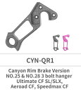   ダイレクトマウントディレイラーハンガー　CYN-QR1　CANYON用　ピンク 自転車 31500231