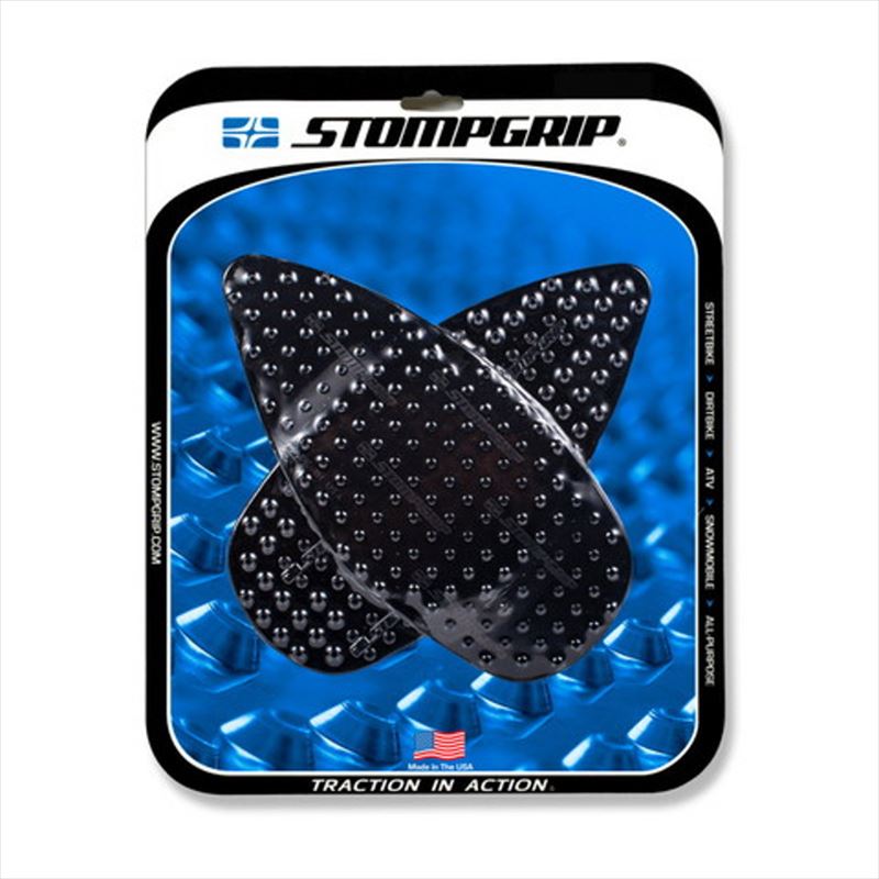 【ストンプグリップ】 【4550255715915】STOMPGRIP トラクションパッドタンクキット ブラック VOLCANO RS 660 20-22／TUONO 660