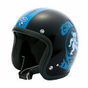 【BUCO(ブコ)】 エクストラブコ グレイトフルデッド ブラック XLジェットヘルメット ビンテージ デッドベア