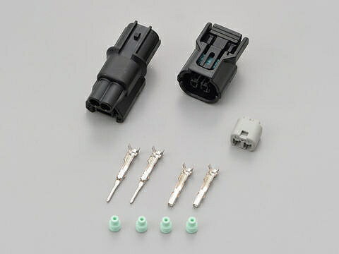 定形外　【DAYTONA(デイトナ)】 15414 カワサキウインカーコネクターセット 2極 ブラック