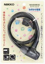【サギサカ】 【4973291702617】 70261 NI エラストマーDPワイヤー錠 BK(4)