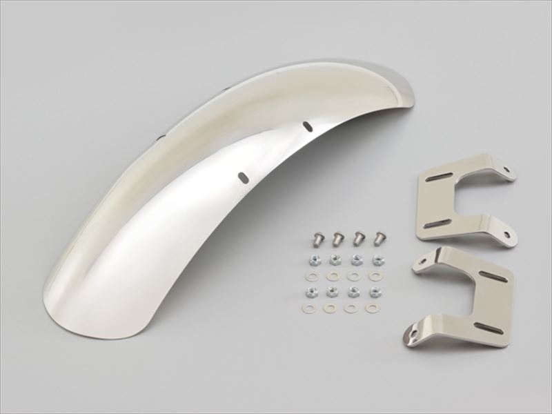 【デイトナ】 【4909449577608】 21906 ステンレスショートフェンダー（フロントフェンダー）