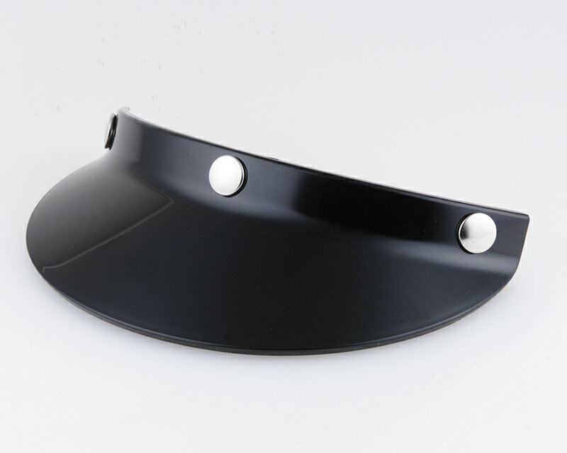 楽天GLOBAL MOTO【DIN MARKET】 【4589975580503】【ジェットヘルメット/バイザー】FLAT VISOR ブラック