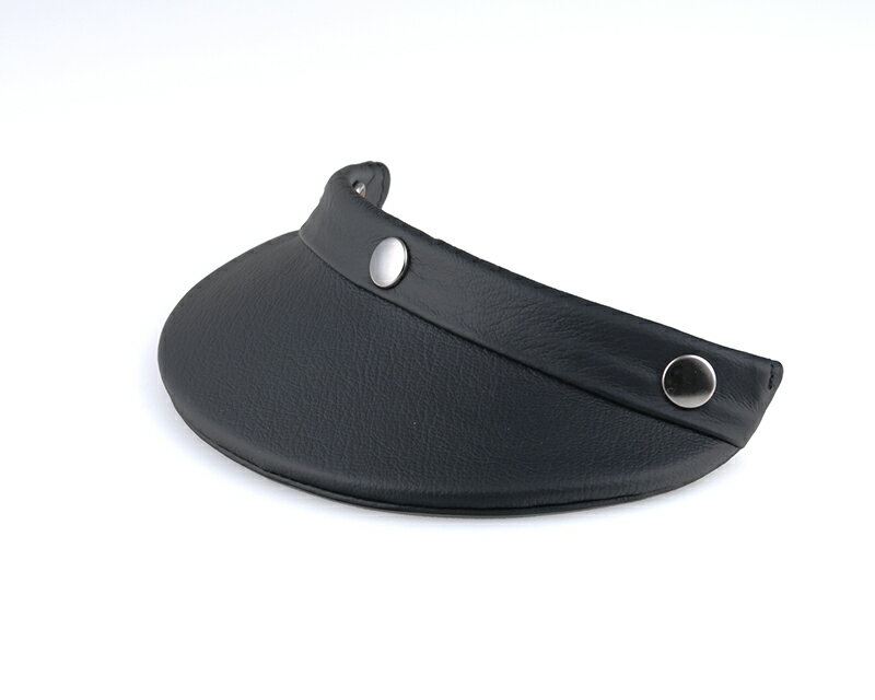 楽天GLOBAL MOTO【DIN MARKET】 【4589975581326】【ジェットヘルメット/バイザー】SHM LEATHER FLAT VISOR ブラックレザー