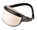 【DIN MARKET】 【4589975583498】FANNY PACK ブラック＆アイボリー