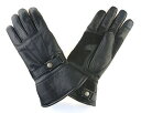 【DIN MARKET】 【4589975581500】レザーグローブ　手袋　バイクGMG Gauntlet SEMI LONG ブラック Sサイズ