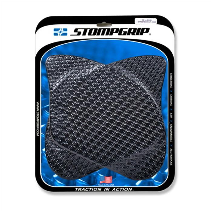 【ストンプグリップ】 【4550255469665】 STOMPGRIP　トラクションパッド タンクキット　　icon ブラック GSXR1300 HAYABUSA 99-17 P103-1151■◆STOMP GRIPは世界各国のトップレーサー、トップスタントライダーに愛用されています◆日本のサーキット、ストリートでも大好評◆STOMP GRIPの愛用者は世界中で激増中です◆カラー：ブラック◆適合車種：GSXR1300 HAYABUSA 99-17【ストンプグリップの貼り方】1.貼付面の清掃を行ってください※クリアをご使用の場合、汚れや水垢をコンパウンド等できれいに落としてから作業を行ってください2.貼付面の脱脂を行ってください3.位置決めを行います4.空気が入らない様に端から貼ってください。裏紙は貼りながら剥がしてください※端から時間をかけて、少しずつ確実にゆっくり貼ってください※ストンプグリップの粘着力が安定するまでには24時間が必要です※完全接着には72時間が必要です※完全接着前にご使用された場合、剥がれてしまったり、ずれてしまったりする場合があります※フレーム面に貼付するストンプグリップは特にご注意ください【注意】・ストンプグリップの接着剤はとても強力です・ストンプグリップを無理に剥がした場合、塗装が痛んだり剥がれたりする恐れがあります・ストンプグリップを剥がすには、ヒートガンなどで暖めて、粘着力を低下させてから剥がしてください※必ず車両の年式を確認してからご注文をお願いします※開封後の交換、返品はお断りさせていただいております※店舗と共有在庫制のため、在庫表示に関わらずご購入タイミングによって欠品している場合がございます※在庫がない場合には、お取り寄せ対応とさせていただききます商品の詳細な情報については、メーカーサイトでご確認ください。商品及び品番は予告なく変更が行われる事がございます。【ご注文の際の注意事項】●適合・取付・ご使用は、お客様にて判断の上お願い致します。●品切・完売の場合がございますので、受注後に発送予定をご連絡させて頂きます。●画像はイメージとなりますので商品とは色・デザインが異なる場合があります。 ●商品ご到着時に必ず製品に不具合が無いか確認を行ってください。 配送時の破損や製品不具合の場合は、必ず商品ご到着より3日以内にご連絡お願い致します。それ以降にご連絡頂いた場合はご対応出来ない場合がございます。●当店では、商品不良・誤商品発送以外の理由での商品の交換または返品はできません。●お客様のご都合によるキャンセル・交換・返品は一切お受けできませんのであらかじめご了承の上ご注文ください。●お電話、メールにてお問い合わせ頂きましても、お客様都合のキャンセル・返品・交換の対応はすべてお断りさせて頂いております。 ●通信販売には法律上、クーリングオフの規定はございません。　ご注文は慎重にお願い致します。※※こちらの商品はお取り寄せ品となります※※メーカーの在庫状況や商品によっては発送までにお時間を頂く場合がございます。メーカーの在庫も完売している場合がございます。その際はキャンセルをさせていただく場合がございます、予めご了承ください。