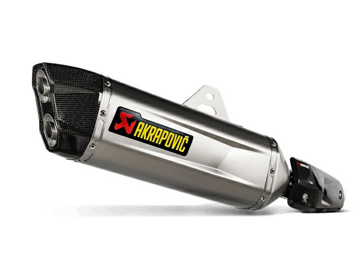 受注発注品 AKRAPOVIC 【4538792909134】 EC仕様 SLIP ON LINE チタン TENERE700 19-23