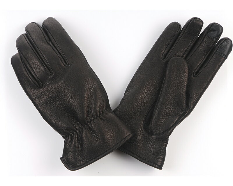 楽天GLOBAL MOTO【今季完売24年分秋頃発売】【DIN MARKET】 【4589975583054】GMG-11 DEER SKIN GLOVE Thinsulate ブラック Lサイズ