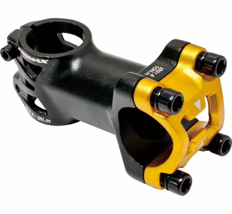 【4962625306195】PROMAX 037445 DA-751NC　ブラック/ゴールド75mm ステム