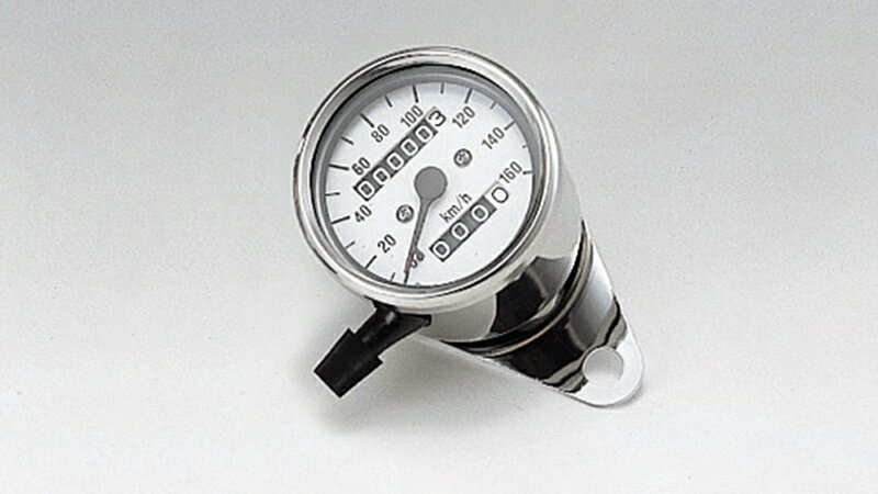 【KIJIMA(キジマ)】 【4934154180362】 510-006W メーター　スピード160km/h　トリップ付　ホワイトパネル