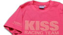 【KIJIMA(キジマ)】 【4934154757908】 K1345P05 KISSレーシングチーム Tシャツ ピンク レディースM