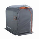 【ドッペルギャンガー】 【4580742230041】 【メーカー直送】バイクガレージ 2020 4ミニ W105 ×L(D)202 ×H176cm グレー・オ...