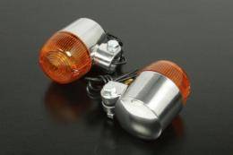 【TAKEGAWA(タケガワ)】 【4514162197462】 05-08-0279 丸型Mアルミウインカーキット(オレンジ)