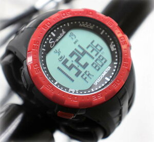 【サギサカ】 【4973291733529】S-Watch ver2　自転車　腕時計　スピードメーター　バックライト　ストップウォッチ　生活防水