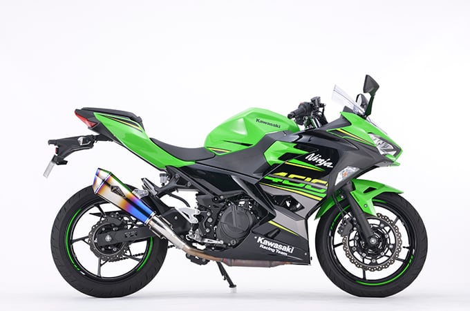 【アールズギア】 【4582329788129】 r's gear Ninja400（'18～）/Z400（’19～） リアルスペック S/O タイプR チタンドラッグブルー RK32-03RD