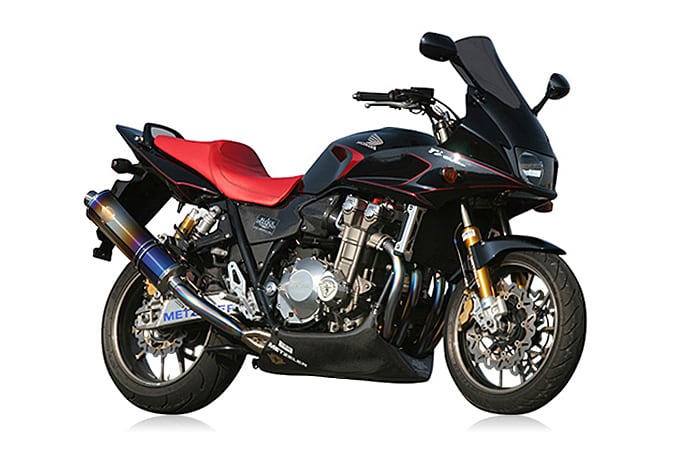 【アールズギア】 【4582329780482】 r's gear CB1300SF/SB（'03～'07） ワイバン シングル チタンドラッグブルー WH07-01DB