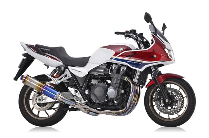 【アールズギア】 【4582329788389】 r's gear CB1300SF/SB（'18～'20） ワイバンクラシックチタン シングル チタンドラッグブルー WH32-01CD