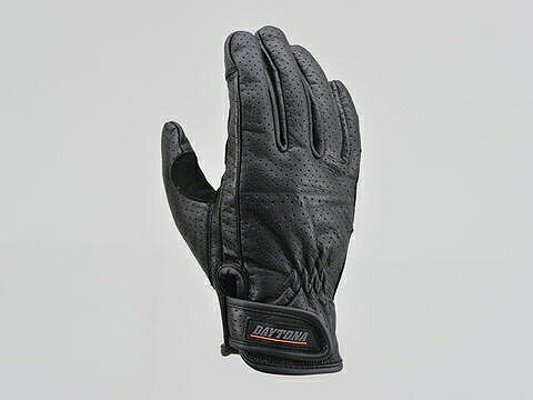 【DAYTONA(デイトナ)】 18902 HBG-129 パンチングメッシュスタンダードカウレザーグローブ ブラック