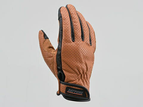 【DAYTONA(デイトナ)】 18905 HBG-129 パンチングメッシュスタンダードカウレザーグローブ ブラウン