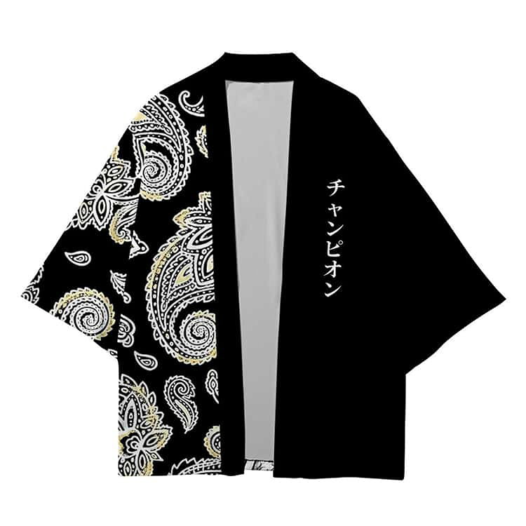 ツル お祭り衣装 法被 和柄 法被 夏祭り 半被 法被 ハッピ ペイズリー 18サイズ展...