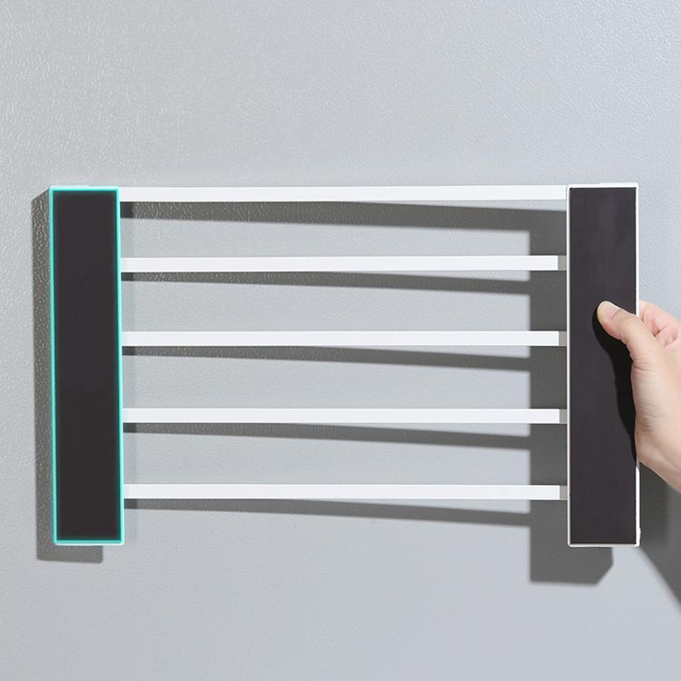 折りたたみ ラック 収納ラック 洗濯機 収納 マグネット 折りたたみ棚 タオルラック 1段 タオル 着替え ランドリー収納 浮かせる収納 コンパクト おりたためる タオルハンガー バスタオル 省スペース ランドリー シンプル