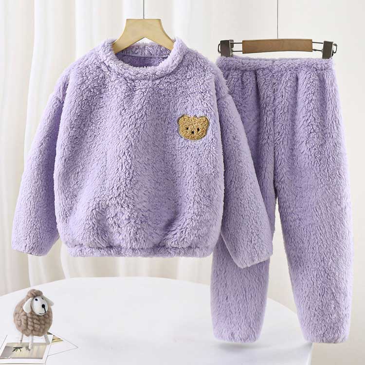 パジャマ キッズ 暖かい 上下セット 長袖 子供 スウェット 冬 パジャマ 女の子 ボア 部屋着 ふわふわ 寝巻き かわいい もこもこ 厚手 ルームウェア モコモコ こども おしゃれ 女児 子ども 男の子 防寒 男児 ジュニア 小学生 90 100 110 120 130 140 150 160