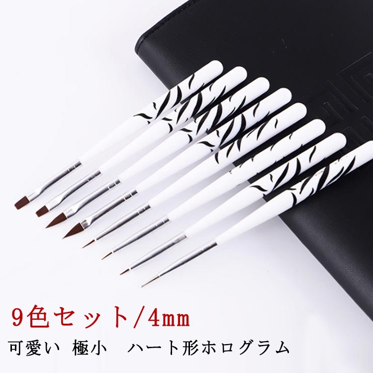 ネイル ネイル ジェルネイルブラシ 8本セット/キャプ付き 筆 筆 ブラシ アート コーム 8本セットネイルブラシ オーバル フラット アンギュラー ライナー ...