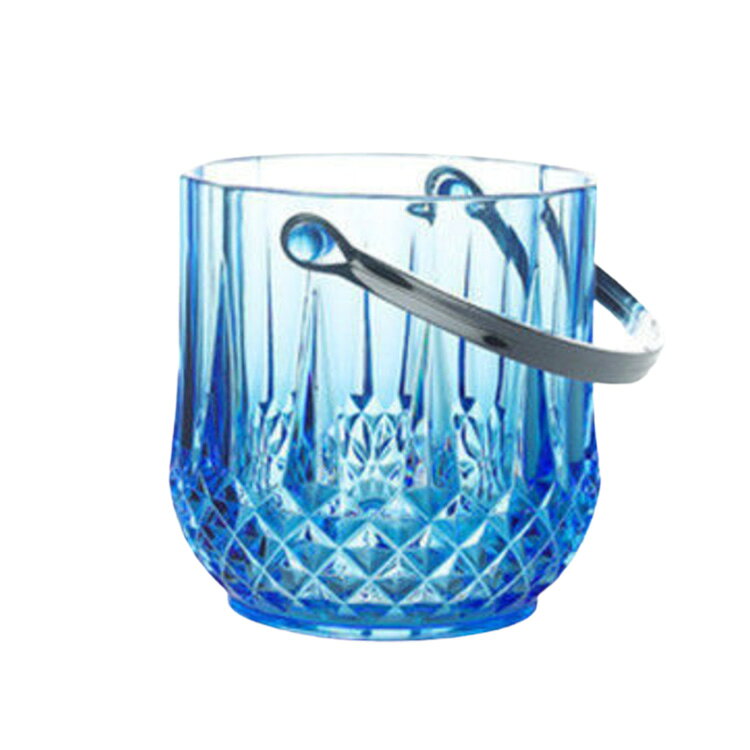 氷入れ トング付き アイスペール おしゃれ クリア 1150ml ストレート シンプル 業務用 プロ用 2点セット アクリル 透明 大容量 ワインクーラー 氷容器 無地 全6色 ステンレス製トング global-time-10003486 GlobalTime 楽天市場店 サンプル画像2