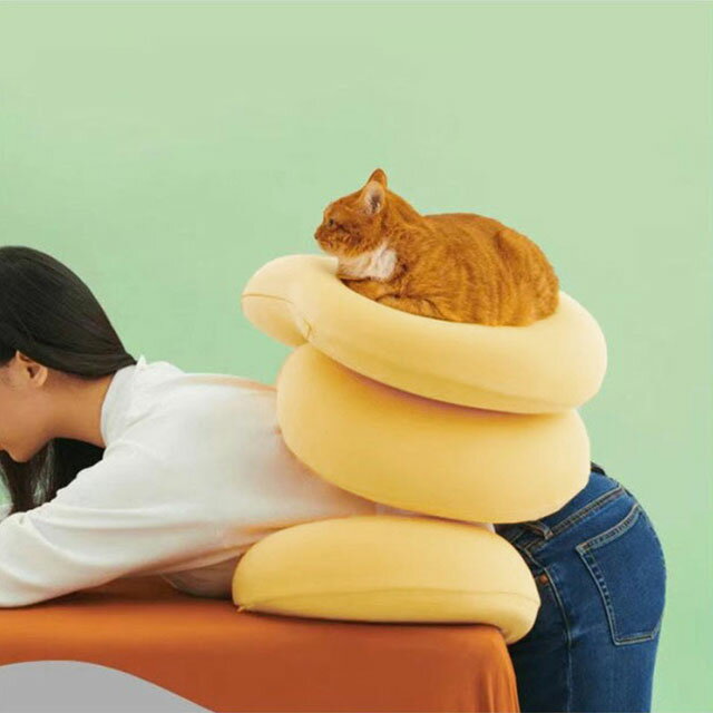 ふわふわ クッション 猫のお腹 まくら 枕 5...の紹介画像3