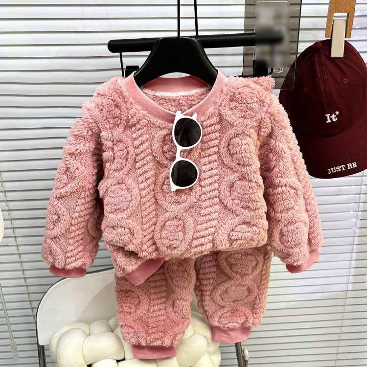 裏起毛 キッズ 冬 セットアップ 子供服 保育園 パジャマ 長袖 上下セット ルームウェア 暖かい ルームウェア 秋 男の子 女の子 ベビー服 もこもこ キッズ 長ズボン ジュニア おしゃれ 可愛い 春秋冬 幼稚園 柔らかい シャギーボア 80 90 100 110 120 130 140 150