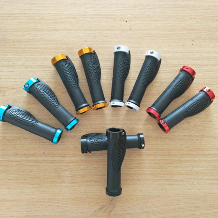 2点セット 自転車 グリップ 交換 グリップエンド 左右セット ハンドル クロスバイク マウンテンバイク ロードバイク サイクリング ゴム 握りやすい 通勤 通学 おしゃれ 2