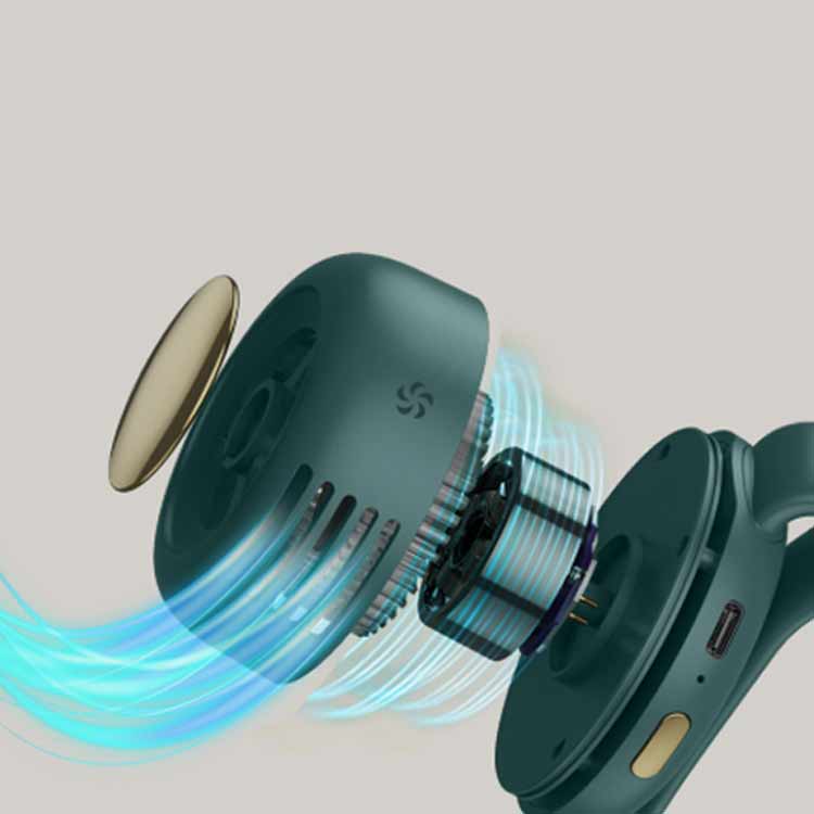 2個セット 扇風機 超小型 羽なし かわいい ミニ扇風機 静音設計 3段階風量調節 熱中症対策 最大5時間駆動 360°回転クリップ ウエスト バッグ 首元対応 ハンディファン ポータブル アウトドア 暑さ対策 コンパクト