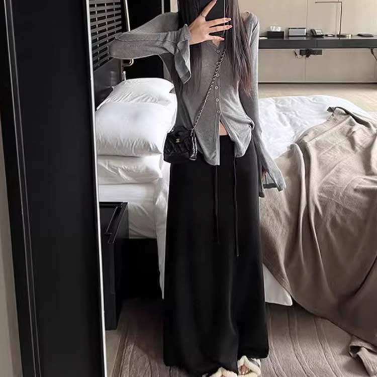 マタニティ スカート タイトスカート ロングスカート ウエストゴム ウエスト紐 マキシ丈 妊婦服 産前 産後 通勤服 オフィス 事務服 ひんやり 夏用 春夏 秋 ストレッチ ロングスカート マタニティウェア 妊婦 産前 産後 伸縮性 2