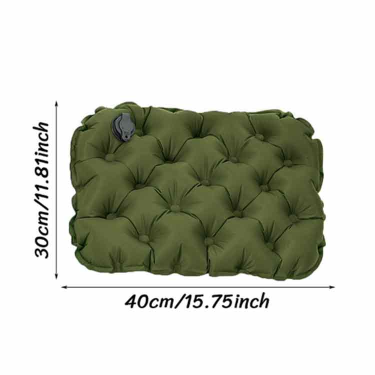 エアー 座布団 アウトドア クッション 厚さ5cm 折りたたみマット 収納ケース付 レジャーシート 厚手 おしりマット 軽量 コンパクト 持ち運び ポータブルクッション アウトドア スポーツ観戦 キャンプ