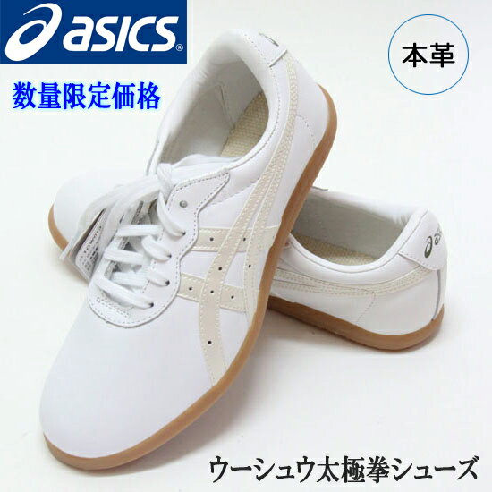 数量限定【スーパーSALE限定価格】 asics 太極拳シューズ ・カンフー靴 アシックス太極拳シューズ 長拳 武術 カンフー用靴/幅広 ウーシュー WU TOW013 0100