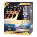 SPHERE LIGHT:スフィアライト バイク用LEDヘッドライト RIZING3 H4 Hi/Lo 4500K LEDバルブ カスタム パーツ