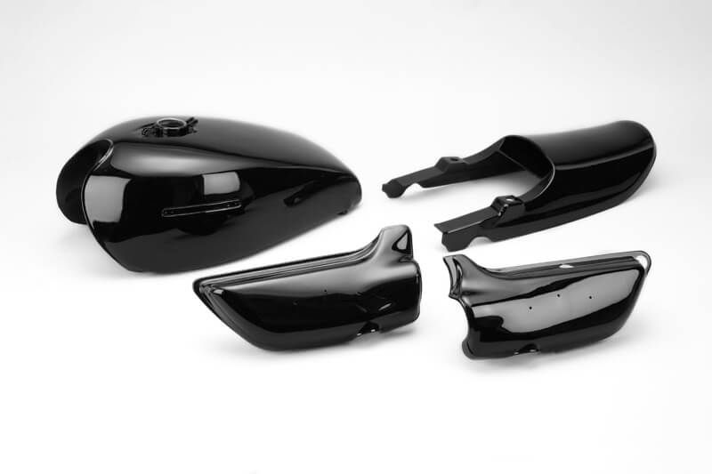 PMC ピーエムシー ソリッドブラック 外装4点セット (16L) Z1/Z2