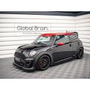 2006-2010 ミニ クーパー R56 JCW サイド スカート ディフューザー V2/ MINI スプリッター ディフューザー エアロ パーツ カスタム ...