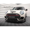 2019-ミニ クラブマン JCW 後期 フロント リップ スポイラー V1/ MINI スプリッター ディフューザー エアロ パーツ カスタム チューン