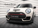 ミニ クラブマン S JCW F54 後期 フロント リップ スポイラー V2/ MINI スプリッター ディフューザー エアロ パーツ カスタム チューン
